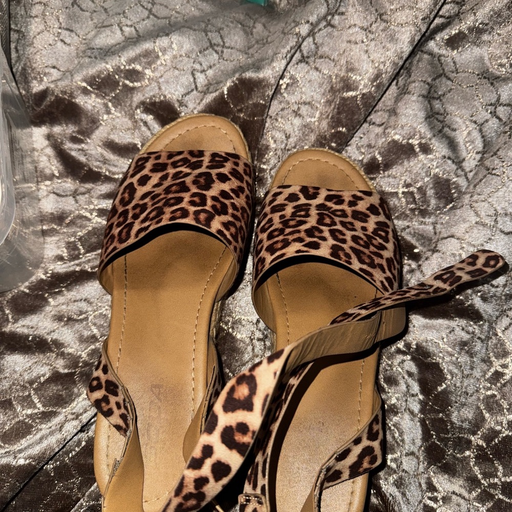 Leopard Print Women's Sandals